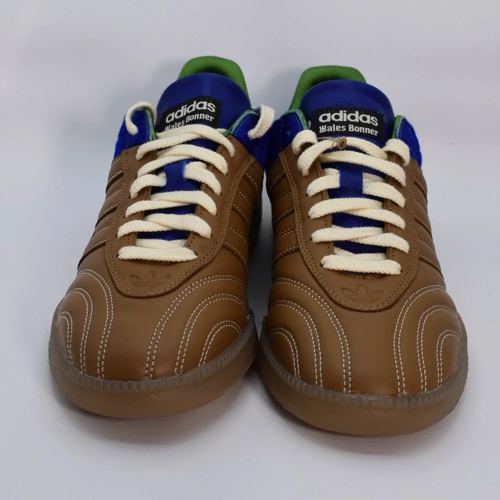 Wales Bonner x Adidas Millennium Samba Pony Nappa Sneakers Mens Size 11.5 IF6704 - Picture 3 of 10